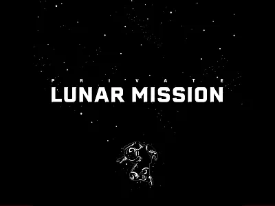 Typo Design | LUNAR MISSION art director brand identity communication content design content marketing creative digital design digital graphic design freelance graphic design ilustrator photography photoshop procrate social media social media content