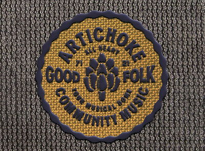 Artichoke Good Folk Badge badge badge design badgedesign brand identity branding branding design graphic design graphicdesign logo logodesign patch design typedesign typography