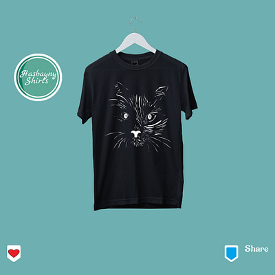 Cat Art (T-shirt Design) animal animal logo cat cat art cat logo logo logo design logodesign logos logotype shirt shirt design shirt mockup shirtdesign shirts t shirt t shirt design t shirt mockup t shirts zoo