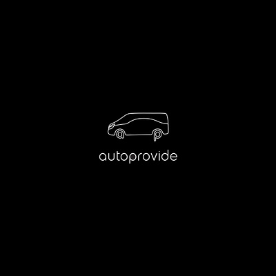 Autoprovide — Logo Design brand identity branding concept custom custom font custom type design flat geometric illustrator lettering logo logo design logomark minimal type typography vector