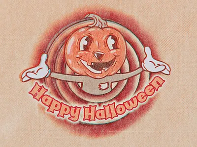 Halloween Mr. Pumpkin 1930s cartoon cartoon character character character design characterdesign dribbbleweeklywarmup funny character halloween halloween design illustration illustration art jack o lantern lowbrow lowbrow art lowbrowart procreate pumpkin retro spooky