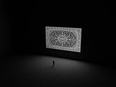 Carpet black white carpet man noise