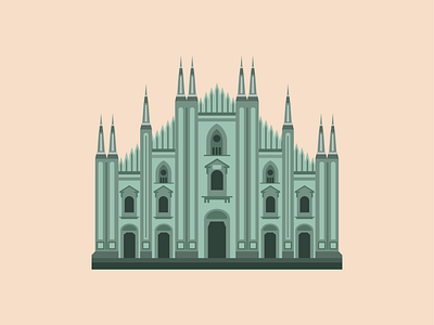 Duomo architecture city graphic italy