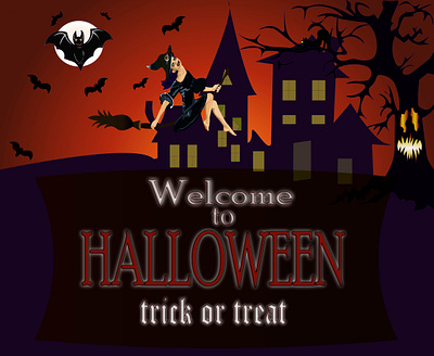 Halloween party design dribbbleweeklywarmup halloween illustration logo scary