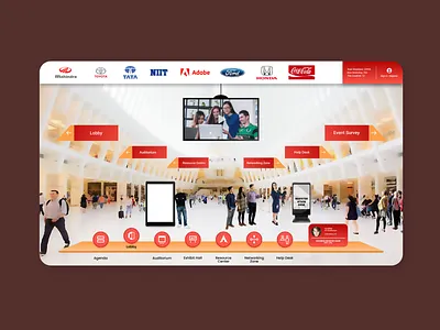 Lobby Hole UI Design By isagarkd hole design homepage landing page design landing page ui lobby design ui ux web design webpage website website concept