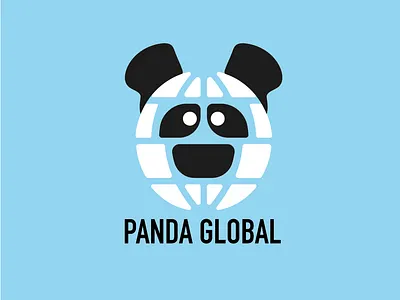 Daily Logo Challenge - Day 3 Panda Logo artwork branding dailylogochallenge illustration illustration art logo logo design panda panda logo pandaglobal vector