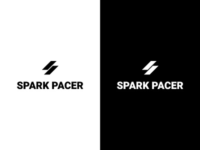 Spark Pacer Logo Presentation agency brand design brand identity branding cyberxdigital design digital logo logodesign