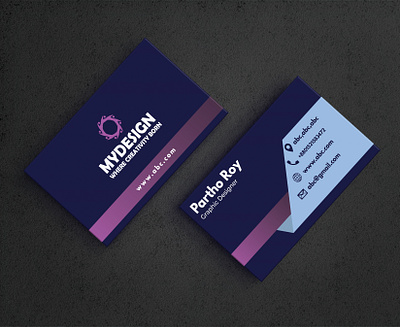 Professional Unique Luxury Business Card Design brand identity branding business card design flat illustration logo minimal typography ui ux