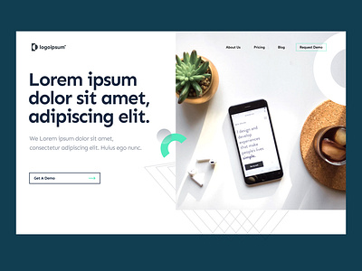 UI Exploration about b2b design dribbble exploration illustration page phone service sms typography ui ux website website design