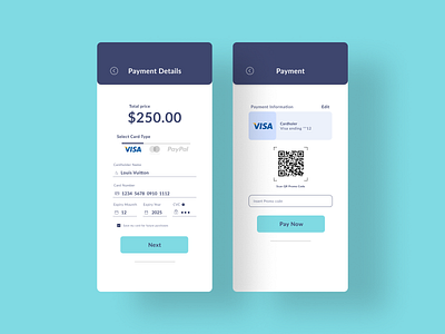 Payments app concept design figma payment app ui