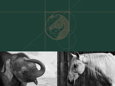 The Horse & Elephant Logo Design bar brand identity brand identity design branding business card designer for hire elephant graphic design green grid horse logo logo design logo grid lounge bar luxury luxury logo monogram restaurant uk designer