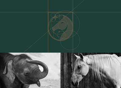 The Horse & Elephant Logo Design bar brand identity brand identity design branding business card designer for hire elephant graphic design green grid horse logo logo design logo grid lounge bar luxury luxury logo monogram restaurant uk designer