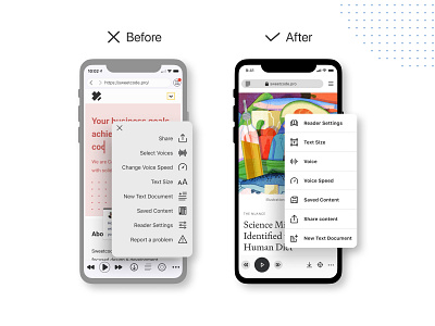 Web Out Loud - Redesign Concept before after design redesign redesign concept ui ux