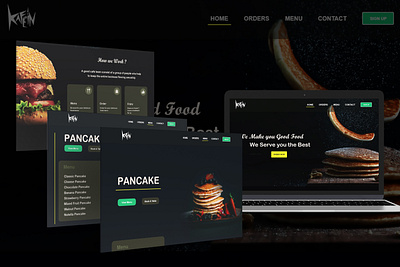 Cafe WebDesign branding cafe cafe branding cafeteria design food minimal restaurant ui ux web webdesign website