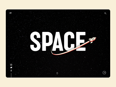 Space design figma space webdesign website