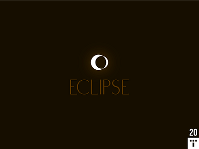 Eclipse astronomy design eclipse illustration logo logo design minimal planet