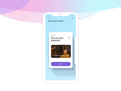 Life Sherpa Virtual Coach animation app cards children expand flat icons motion product design swipe typography user interface video