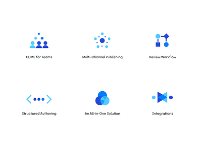 Paligo icons branding design docs documentation icon set iconography icons illustration organize paligo software technical unfold vector workflow