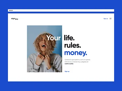 New Mexican fintech landing page: SlightPay blog branding copy dashboard dashboard ui design landing landing design logo mobile ui ux