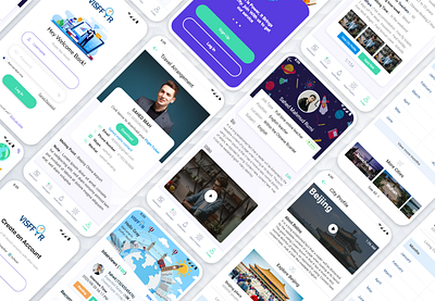 App Design For Foreigner Teacher online apply For Job. app branding design icon landing page design landingpage online student teacher ui ux