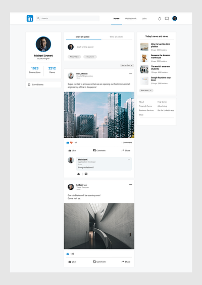 LinkedIn Redesign