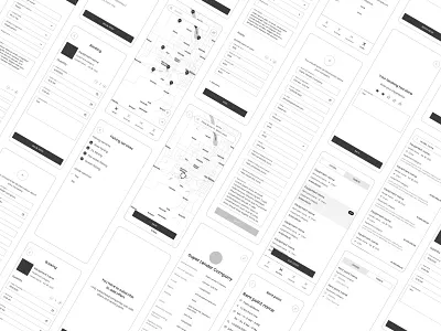 Mobile kayaking marketplace app design figma flat icon minimal nickrybak typography ui ux