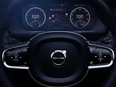 Car Dashboard - Design Challenge #5 automotive car dashboard dashboard ui ui ui design