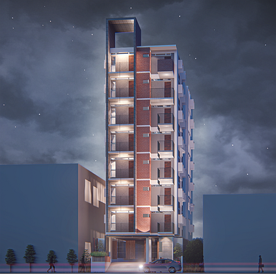 3D visualization of a Residential Building 3d architecture design fiverr lumion render