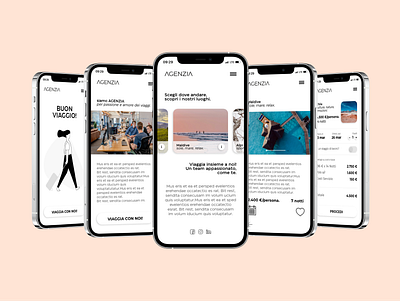 AGENZIA APP DESIGN dailyui design homepage logodesign travel travel agency ui web webiste