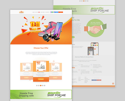 Special Offer Landing Page For Ecommerce design ecommerceweb landing page design landingpage ui webdesign