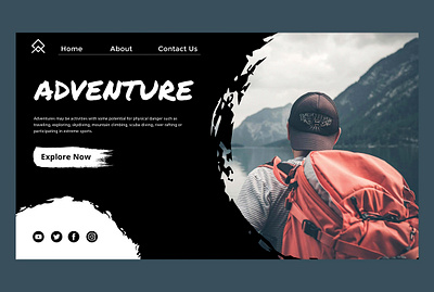 ADVENTURE | TRAVEL AGENCY | agency landing page branding design homepage landingpage mockup photography photography website travel guide travelagency trip planner ui uiux vacations