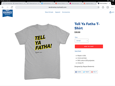 Tell Ya Fatha shirtdesign tee shirt