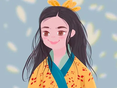 Girl 1/30 characterdesign childrenbook commission digitalart digitalillustration digitalpainting editorial fanart kawaiiart kidliart