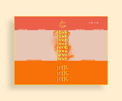 Love Website Mockup branding design graphic design illustration logo mockup prototype typography ui ux website design website mockup