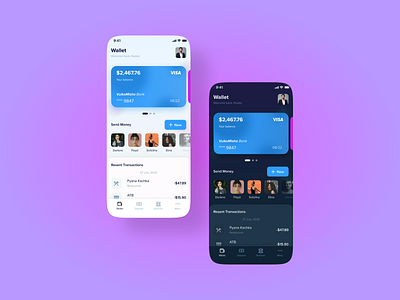 Wallet App app bank design internship4 internship4 minimal qubstudio ui wallet