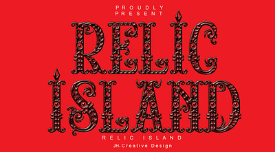 Relick island font branding font awesome font design fonts hand drawn illustration lettering monograms monongramfont relicksiland typography