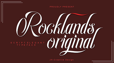 Rockland Original animation branding design font awesome font design hand drawn illustration lettering logo typography
