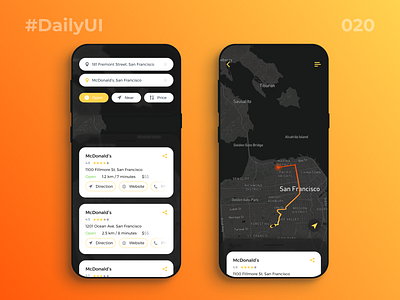 DailyUI_020_Location Tracker challenge daily 020 daily 100 challenge daily ui 020 dailyui 020 dailyuichallenge location location app location based location pin location tracker locations map map design map ui maps tracker app trackers