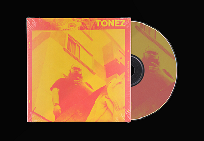 TONEZ - CD Cover album art album artwork album cover design graphic design hollywood