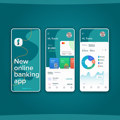 S-Banking mobile app | UI Design @dribbble @interface @mobile @ui @vasilkooov @web graphic design logo mobile app web design