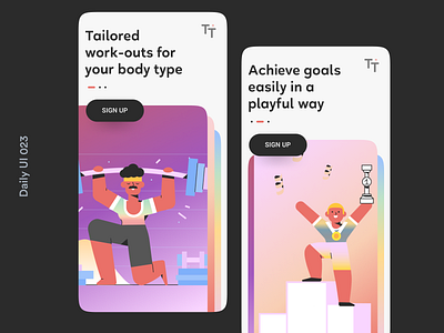 Daily UI 023 Onboarding app design app design icon ui web ios guide appui appuidesign daily ui daily ui 023 daily ui challenge dailyui dailyui 023 dailyuichallenge design illustration mobile app mobile app design onboarding onboarding illustration onboarding screen onboarding ui