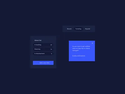 Dark Themed UI Components Design components components design dark theme dark theme ui dark ui ildesign ui ui components ui design daily ux