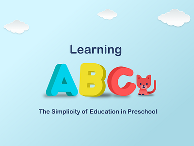 Learning ABC app app design education app kids app learning app minimal preschool simplicity ui ux