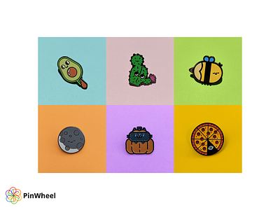 PinWheel Box - Quirky characters cute enamel enamel pin enamelpin hard enamel pin pinwheel pinwheelbox soft enamel pin softenamelpin