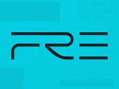 FRE | Florida Renewable Energy branding contemporary energy flordia logo logotype modern renewable