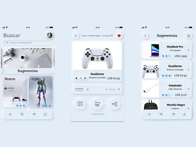 E Commerce Shop dailyui 012 design ecomerce ecommerce app minimal neumorphic design neumorphism neumorphism ui shopping app ui ux