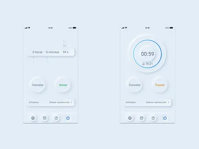 Countdown Timer countdown timer dailyui 014 design minimal neumorphic design neumorphism neumorphism ui ui uixdesign ux