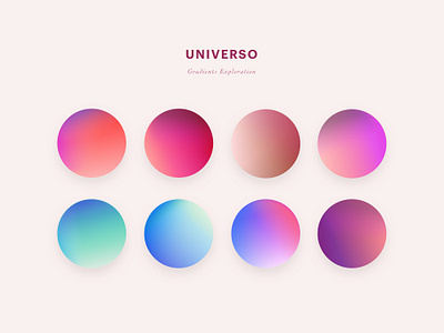 Lovely Gradients Exploration - Universo color palette colorful colorful art colorpalette colors colorswatch cute gradient gradients illustration playful