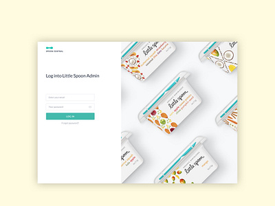 Admin Login - Babyfood Ecommerce admin clean clean ui illustration login minimal registration signup uidesign uxdesign webdesign