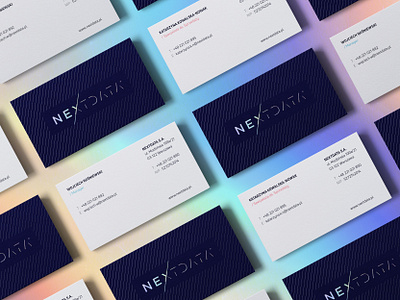 NEXTDATA® / IT industry brand branding businesscard data design designer icon identity logo logodesign logodesigner mark next technology